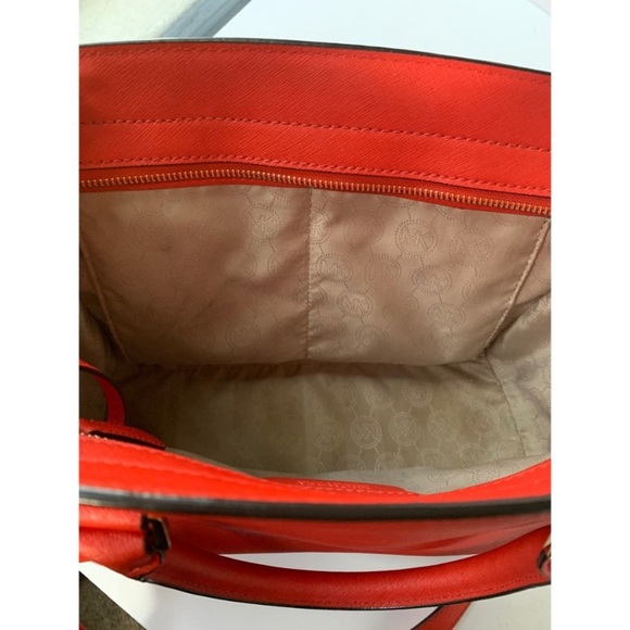 MICHAEL Michael Kors Selma Bright Red Satchel - Picture 5 of 8